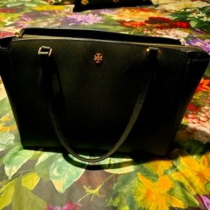 Tory Burch Saffiano Leather Emerson Tote🖤